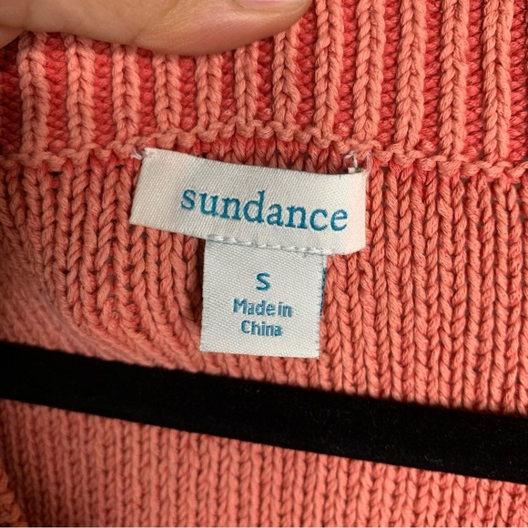 Sundance short sleeves‎ chunky V neck sweater size small - Picture 2 of 5